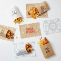Custom printed general food wrapping paper flat lay by PaperLei