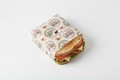Custom sandwich wrapping paper with branded printing