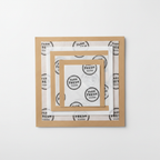 Stack of custom printed box liner paper size options by PaperLei